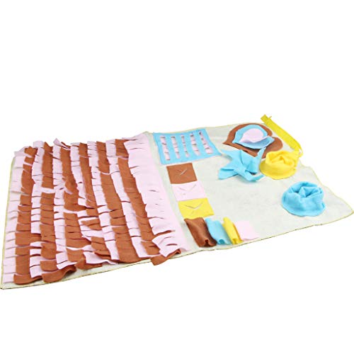 Dqngnkk Estera De La Rena para Los Perros Boredom Breaker│Snuffle Mat Ayuda A Mantener El Riesgo Activo del Cerebro del Perro Utilizado como Una Estera De Alimentación para Perros para Fomentar