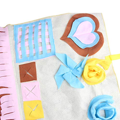 Dqngnkk Estera De La Rena para Los Perros Boredom Breaker│Snuffle Mat Ayuda A Mantener El Riesgo Activo del Cerebro del Perro Utilizado como Una Estera De Alimentación para Perros para Fomentar
