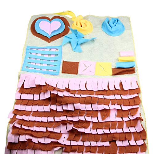 Dqngnkk Estera De La Rena para Los Perros Boredom Breaker│Snuffle Mat Ayuda A Mantener El Riesgo Activo del Cerebro del Perro Utilizado como Una Estera De Alimentación para Perros para Fomentar