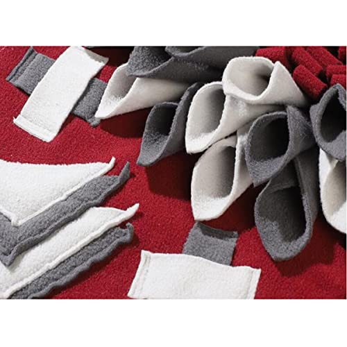 Dqngnkk Mat De Renovión para Perros Alfombra De Entrenamiento De Alimentación Lavable, Alimentación Habilidad De Forrajeado Manta De Perros Player Mats Puzzle Toys Retal, Yellow