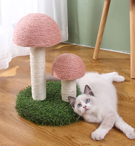 Dracol Juguetes para gatos, árbol rascador para gatos, resistente al desgaste, para pasar tiempo jugando con el gato, con 2 juguetes para gatos, adecuado para todos los gatos
