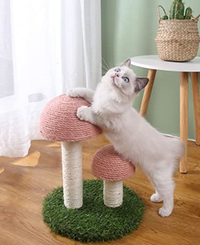 Dracol Juguetes para gatos, árbol rascador para gatos, resistente al desgaste, para pasar tiempo jugando con el gato, con 2 juguetes para gatos, adecuado para todos los gatos