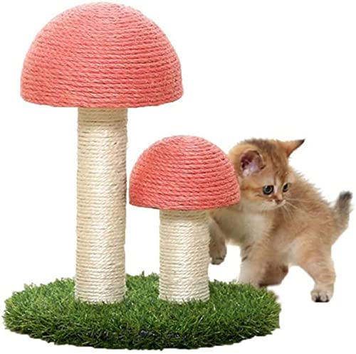 Dracol Juguetes para gatos, árbol rascador para gatos, resistente al desgaste, para pasar tiempo jugando con el gato, con 2 juguetes para gatos, adecuado para todos los gatos