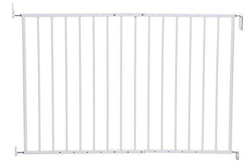 Dreambaby Arizona Extenda - Puerta de seguridad para bebé, color blanco, ancho ajustable (68-112 cm)