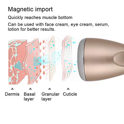 Duevin Beauty Machine para Skin Anti-Aging Beauty Machine, Terapia portátil Vibración Ojo Masaje facial