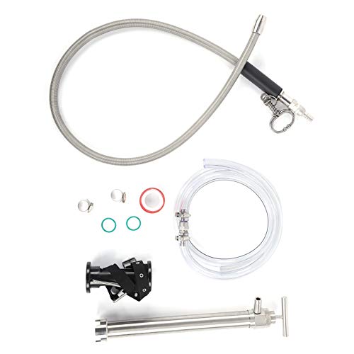 Duokon Alimentador de Fluido para Vacas, Dispositivo de rehidratación de Ganado, Herramientas de infusión de Medicina de Acero Inoxidable, Accesorio para Ganado