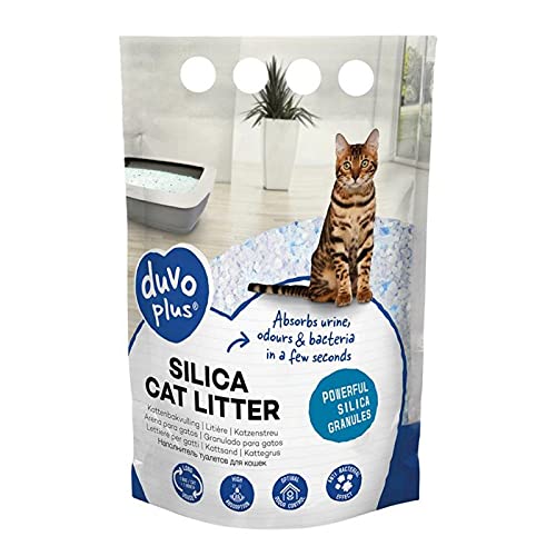 DUVO + Premium Silica para Arena de Gato 5 L, Cranberry (989000)