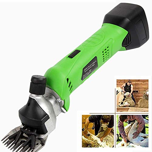 DZX Cizalla eléctrica de ovejas Cizallas eléctricas Profesionales para ovejas Fader eléctrico de Lana eficaz y práctico Se Utiliza para esquilar ovejas, Cabras, Perros Grandes y Conejos de Angora