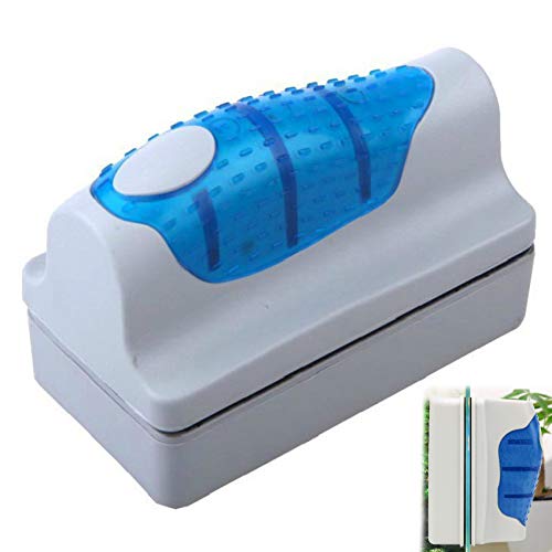 Elehui Fish Tank Cleaner Brush Flotante Acuario Magnético Tanque de Peces de Vidrio Algas Scrubber Cleaner Brush Herramientas Equipo de Limpieza Fish Tank Accesorios (M)