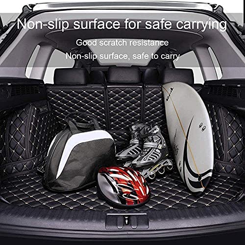 ELIKIL Cubierta de Asiento de Coche de Perros Impermeables para Perros de Coche para Jaguar Todos los Modelos F-Pace XF XE-Coffee