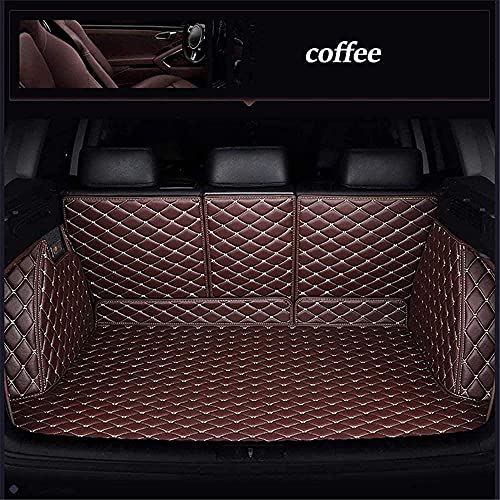 ELIKIL Cubierta de Asiento de Coche de Perros Impermeables para Perros de Coche para Jaguar Todos los Modelos F-Pace XF XE-Coffee