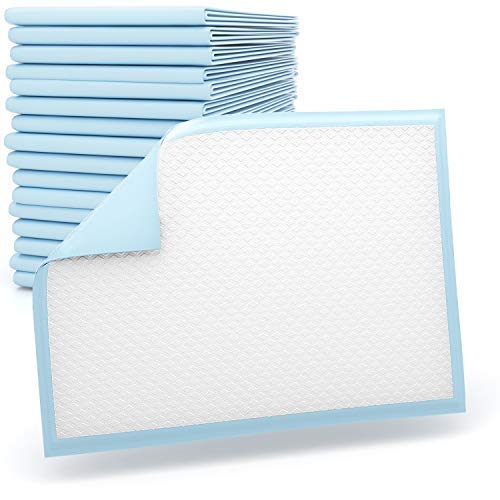 Empapador desechable - Cambiador de pañales - Empapador para animales - Azul 60 x 45 cm - 5 capas de SiaMed - 50 unidades