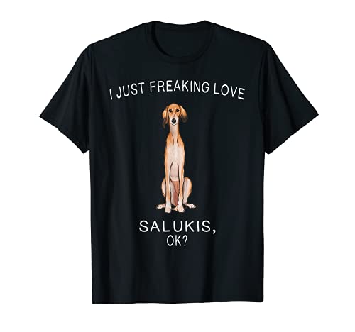 Enamoran Locamente Los Saluki, Vale? Perro Camiseta