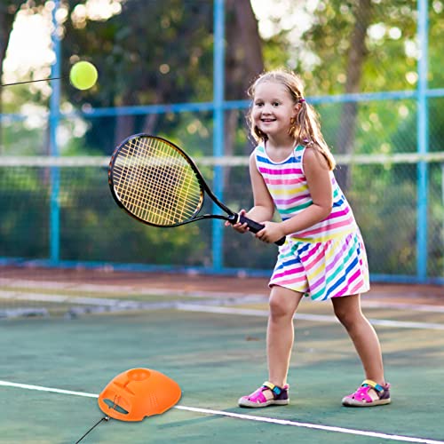 Entrenador de tenis Base Rebounder Ball: 1 Set Entrenador de Entrenamiento Baseboard Tenis Herramienta de Entrenamiento Equipo de Práctica de Tenis para Niños Adultos Principiantes