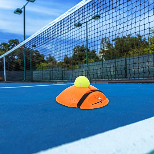 Entrenador de tenis Base Rebounder Ball: 1 Set Entrenador de Entrenamiento Baseboard Tenis Herramienta de Entrenamiento Equipo de Práctica de Tenis para Niños Adultos Principiantes