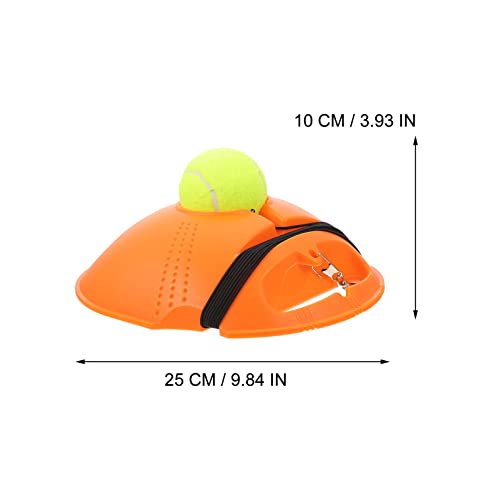 Entrenador de tenis Base Rebounder Ball: 1 Set Entrenador de Entrenamiento Baseboard Tenis Herramienta de Entrenamiento Equipo de Práctica de Tenis para Niños Adultos Principiantes