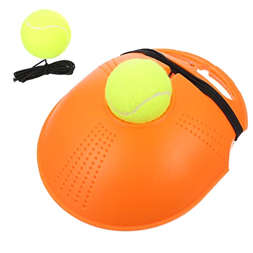 Entrenador de tenis Base Rebounder Ball: 1 Set Entrenador de Entrenamiento Baseboard Tenis Herramienta de Entrenamiento Equipo de Práctica de Tenis para Niños Adultos Principiantes