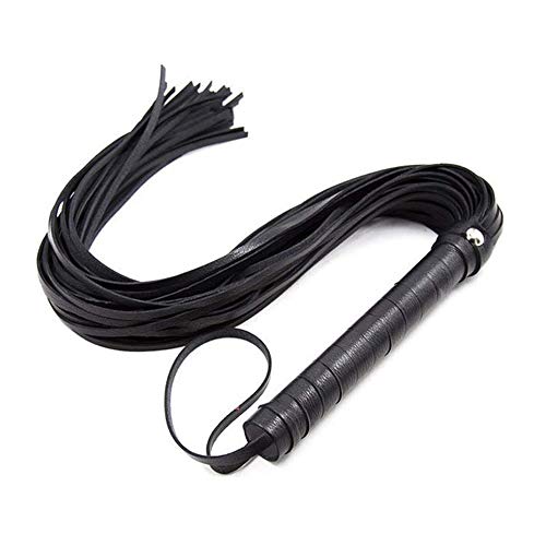 Equestrian Leather Whip Racing Horse Riding Crop Party Mano Negro Caballo Alta Calidad Pu Cuero Arnés Cosplay Fiesta Regalo Caballo Tejido a Mano Caballo Racing Látigo