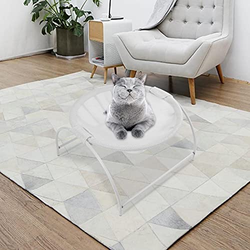 ERZU Hamaca para perro elevada, transpirable, fácil de lavar, duradera para coger americano, Bobtail Pomeranian Caniche