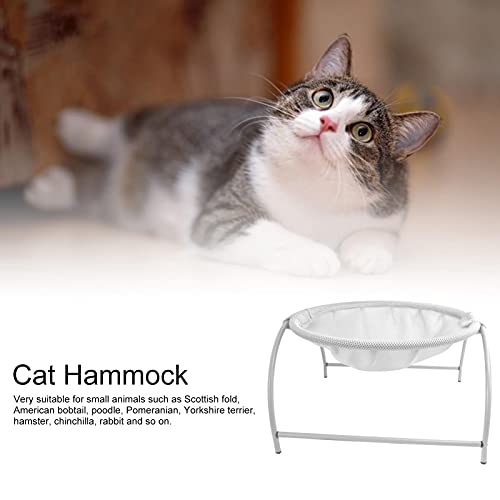 ERZU Hamaca para perro elevada, transpirable, fácil de lavar, duradera para coger americano, Bobtail Pomeranian Caniche