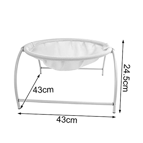 ERZU Hamaca para perro elevada, transpirable, fácil de lavar, duradera para coger americano, Bobtail Pomeranian Caniche