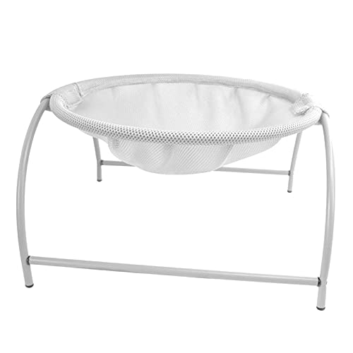ERZU Hamaca para perro elevada, transpirable, fácil de lavar, duradera para coger americano, Bobtail Pomeranian Caniche