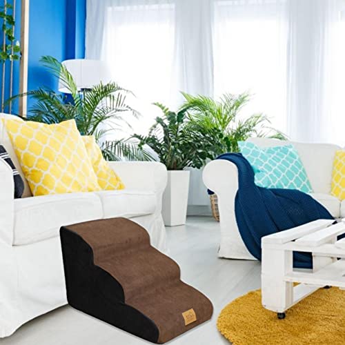 Escalera de mascotas, Escaleras para mascotas, Escalera de subida de rampa antideslizante lavable extraíble, Escalera de sofá cama para mascotas para gatos pequeños