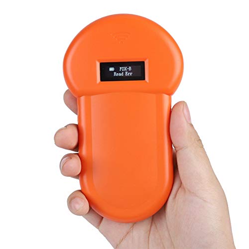 Escáner de mascotas, zumbador incorporado, escáner de microchip, lector de microchip para mascotas, escáner de chip LCD, RFID para aves de corral
