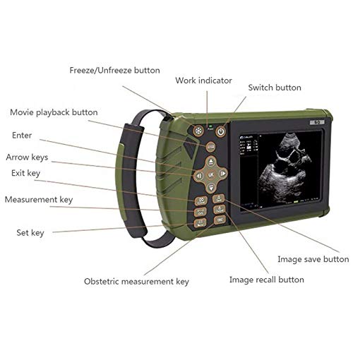 Escáner Portátil De Embarazo Veterinario Con Sonda Convexa De 3,5 Mhz Para Cerdos, Perros, Gatos, Caballos, Cabras, Camellos, Ovejas, Utilizado Para Detección De Embarazo, Inflamación Uterina, Quist