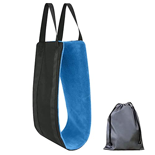 Eslinga de elevación ajustable para perros, ayuda para caminar con correas de mango suave, arnés de soporte de cadera para perros débiles lesionados ancianos discapacitados (azul)