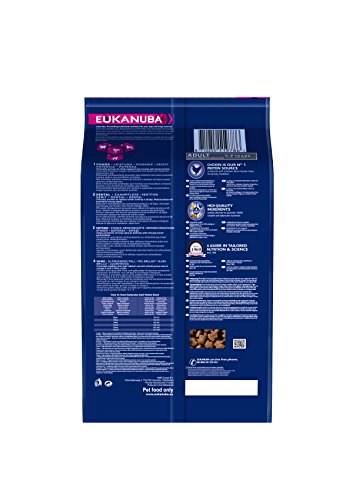 EUKANUBA Raza Mediana Adulto Activo rico en pollo fresco [12 kg]