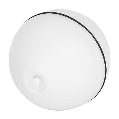 Eulbevoli Bola Auto-giratoria del Gato, Bola electrónica del Gato Bolas del Juguete del Gato Que ruedan automáticamente para el Gato Divertido(Batería Blanca, Transparencia)