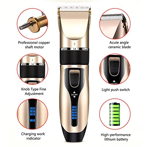 EXHNLE Clippers de Perros Bajo Ruido, CORNILLO Tienda Corriente Mascotas PEQUEÑAS Conjunto DE Caja, CLAVOR DE Perro CLIPTORES DE CLAVERS CHAVER Shears Dog CLAGPERS (Suit : 2)