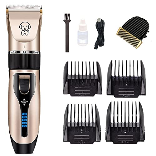 EXHNLE Clippers de Perros Bajo Ruido, CORNILLO Tienda Corriente Mascotas PEQUEÑAS Conjunto DE Caja, CLAVOR DE Perro CLIPTORES DE CLAVERS CHAVER Shears Dog CLAGPERS (Suit : 2)