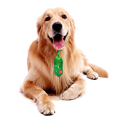 Exnemel Corbatas Navideñas para Perros, Corbatas Ajustables de Muñeco de Nieve para Festivales Navideños, Perros, Gatos, Decoraciones Navideñas, Accesorios para el Aseo del Perro, 10 Piezas/Paquete