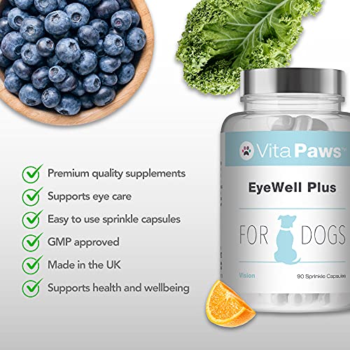 EyeWell Plus para Perros - 90 Cápsulas - VitaPaws