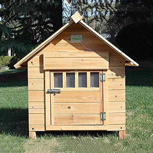 FACAZ Casa para Mascotas Interior y Exterior Casa Universal para Gatos El Piso de la casa para Perros a Prueba de Viento se Puede Limpiar (Color: B, Tamaño: 88 * 77 * 81cm)