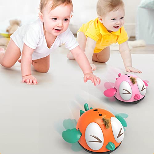 Facynde Juguetes Inteligentes de inducción para Pollitos | Juguete Interactivo para Gatos, Pollitos electrónicos para Mascotas | Chica Cantante, Buenos Amigos para Gatos, Perros, etc
