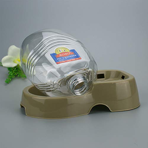 Fagu Cat Distribuidor Cuenco Distribuidor Cuenco Distribuidor Cuenco para Mascotas Fuente de Agua Bebedero automático Cuenco alimentador dispensador para Gato Perro