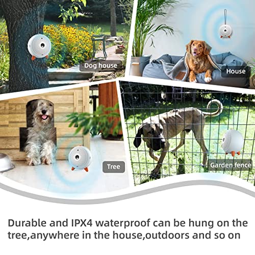 Famkrw Dispositivo Antiladridos para Perros, Herramienta Anti Ladridos Recargable,100% Seguro para Mascotas Y Humanos,USB Recargable,Repelente De Perro De Mano Dispositivo,Impermeable