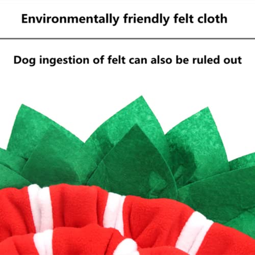Famkrw Perros Alfombra,Snuffle Mat Juguetes para Perros,Puppy ​Training Pad Puzzle Toys,Hay Tres Potentes Ventosas En La Parte Inferior del Juguete para Masticar Panceta De Cerdo50 X 50 Cm