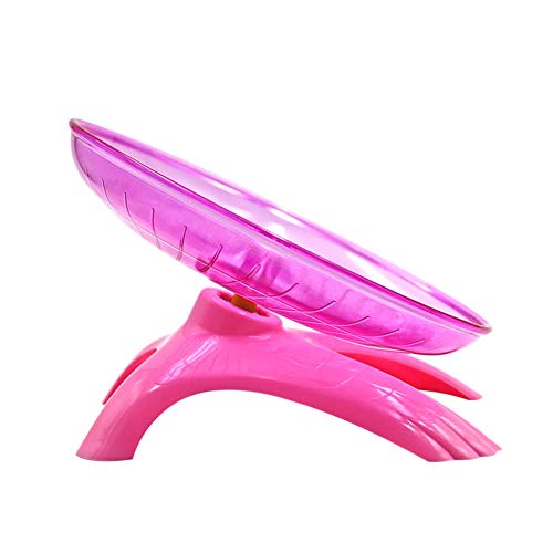 Farm & Ranch Mute hámster volador platillo estable para hámster, juguete duradero con rodamientos de acero inoxidable y diseño de borde aerodinámico, apto para hámsteres, 19 cm de diámetro (Rojo)