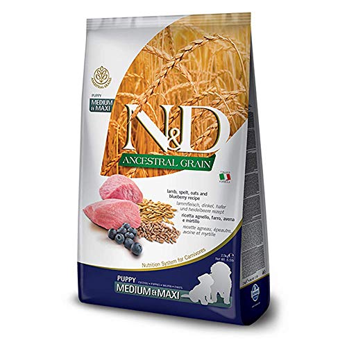 Farmina - Farmina N&D Cordero y Arandano Puppy Medium-Maxi Low Grain - 2191-2,5 kg