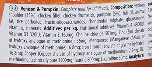 Farmina Natural & Delicious Venison, Calabaza y Manzana para Gatos, 3 oz, Estuche de 12