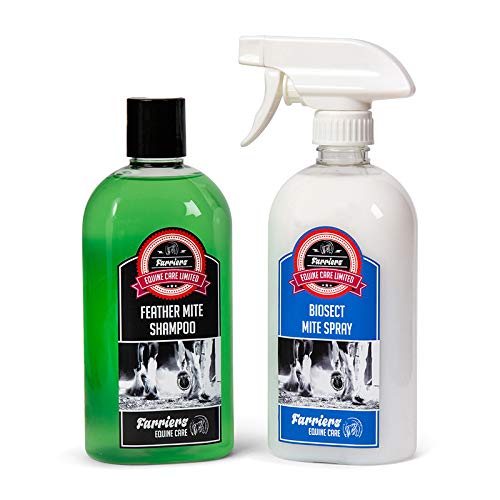 Farriers Equine Care Combo de tratamiento de ácaros de plumas