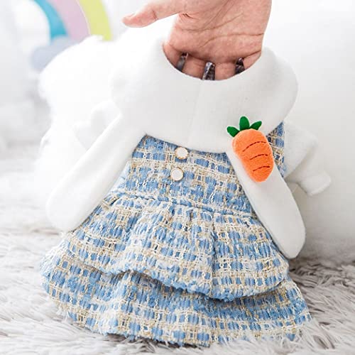 Fascigirl Vestido de invierno para perros elegantes: ropa decorativa para perros, vestido para cachorros, disfraz de fiesta para mascotas, pequeño, mediano, ligero, lindo