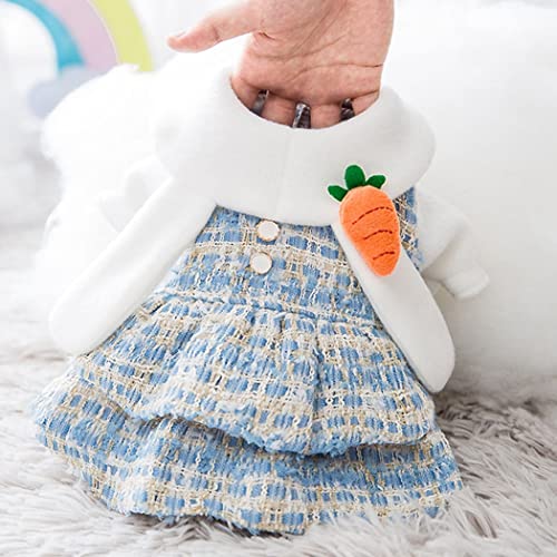 Fascigirl Vestido de invierno para perros elegantes: ropa decorativa para perros, vestido para cachorros, disfraz de fiesta para mascotas, pequeño, mediano, ligero, lindo