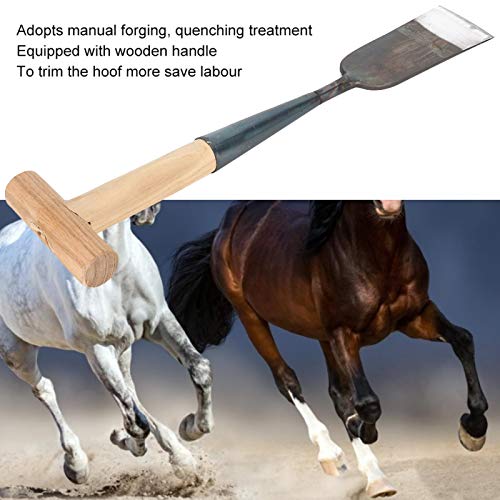 Faviu Pala con Clip de Herradura, Pala de Herradura, tamaño pequeño, Larga Vida útil, Acero al manganeso Natural Puro para molduras de Herradura de Caballo