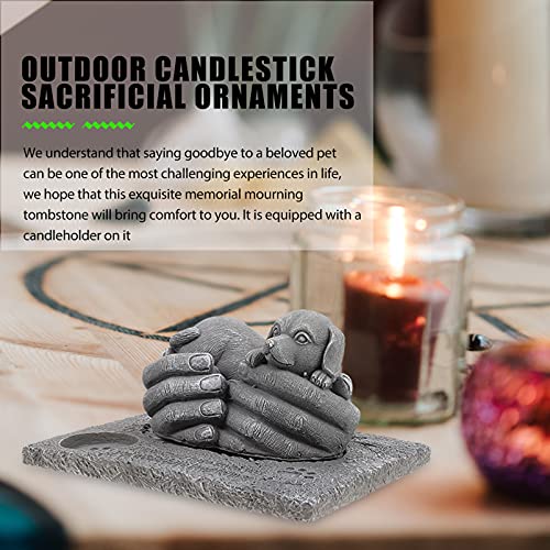 FAVOMOTO Piedra Conmemorativa para Perros Piedra Conmemorativa para Mascotas Látigo para La Pérdida de Mascotas Regalos para La Pérdida de Perros Y Gatos