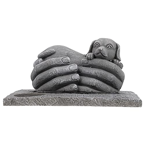 FAVOMOTO Piedra Conmemorativa para Perros Piedra Conmemorativa para Mascotas Látigo para La Pérdida de Mascotas Regalos para La Pérdida de Perros Y Gatos